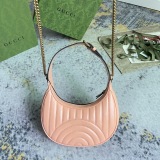 Gucci Marmont Retro Logo Embroidered Shoulder Bag Chain Bag Size: 21.5x11x8CM