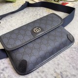 Gucci Classic Versatile GG Chest Bag Single Shoulder Slant Waist Bag Size: 24x17x3.5CM