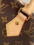Louis Vuitton Speedy Bandouli è re 20 Flower Logo Printed Lock Bag Crossbody Bag Size: 13.5x12x20.5CM