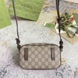 Gucci Mini Classic Logo Striped Ribbon Shoulder Bag Size: 18x11x6CM