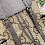 Gucci Couple Jumbo Double G Large Capacity Backpack Backpack Size: 34x42x16CM