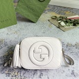 Gucci Blondie Round Double G Shoulder Diagonal Cross Handbag Size: 21x15.5x5CM