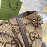 Gucci Couple Jumbo Double G Large Capacity Backpack Backpack Size: 34x42x16CM