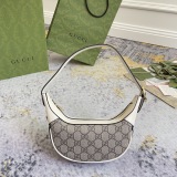 Gucci Retro Classic Logo Ribbon Underarm Bag Handbill Shoulder Bag Size: 20x15x5CM