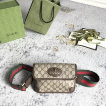 Gucci Classic Tiger Head Flower Ribbon Postman Bag Waist Bag Crossbody Bag Size: 20x13x2.5CM