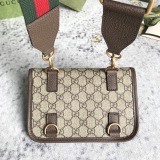 Gucci Classic Tiger Head Flower Ribbon Postman Bag Waist Bag Crossbody Bag Size: 20x13x2.5CM
