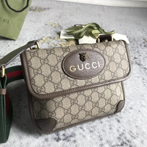 Gucci Classic Tiger Head Flip Postman Bag Chest Bag Crossbody Bag Size: 22x16.5x4CM
