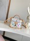 Louis Vuitton Classic Logo Printed Lock Chain Handbag Crossbody Bag Size: 19x11.5x6.5CM