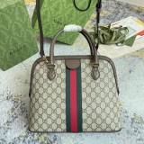 Gucci Classic Double G Striped Ribbon Shoulder Cross Bag Handbag Size: 32x26x13CM
