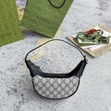 Gucci Retro Classic Logo Ribbon Underarm Bag Handbill Shoulder Bag Size: 20x15x5CM