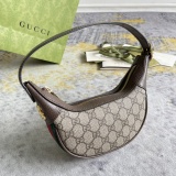 Gucci Retro Classic Logo Ribbon Underarm Bag Handbill Shoulder Bag Size: 20x15x5CM