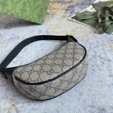 Gucci Retro Classic Logo Ribbon Underarm Bag Handbill Shoulder Bag Size: 20x15x5CM
