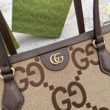 Gucci Classic Logo Striped Ribbon Tote Bag Handbag Size: 38x28x14CM