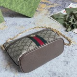 Gucci Classic Logo Canvas Collar Chain Bag Cross Shoulder Bag Size: 21x16x11CM