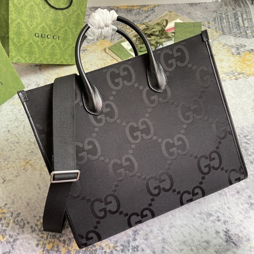 Gucci Classic Logo Printed Tote Bag Diagonal Cross Tote Bag Size: 37.5x33x15CM