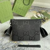 Gucci Classic Logo Printed Postman Bag Diagonal Span Bag Size: 30x24x5CM