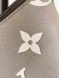 Louis Vuitton Simple Logo Embossed Lock Bucket Bag Shoulder Bag Size: 18x12x16CM