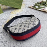 Gucci Retro Classic Logo Ribbon Underarm Bag Handbill Shoulder Bag Size: 20x15x5CM