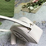 Gucci Blondie Round Double G Shoulder Diagonal Cross Handbag Size: 21x15.5x5CM