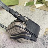 Gucci Mini Classic Logo Striped Ribbon Shoulder Bag Size: 18x11x6CM