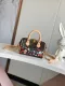 Louis Vuitton Speedy Bandouli è re 20 Flower Logo Printed Lock Bag Crossbody Bag Size: 13.5x12x20.5CM