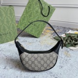 Gucci Retro Classic Logo Ribbon Underarm Bag Handbill Shoulder Bag Size: 20x15x5CM