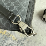 Gucci Classic GG Canvas Splice Leather Handbag Diagonal Shoulder Bag Size: 30x22.5x5CM