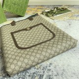 Gucci Classic Logo Canvas Splice Tote Bag Handbag