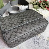 Gucci Classic Logo Flip Leather Postman Bag Single Shoulder Crossbody Bag Size: 28x22x8CM