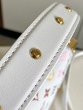 Louis Vuitton Classic Logo Printed Lock Bag Crossbody Bag Size: 23.5x16x8.5CM