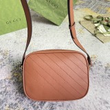Gucci Blondie Round Double G Shoulder Diagonal Cross Handbag Size: 21x15.5x5CM
