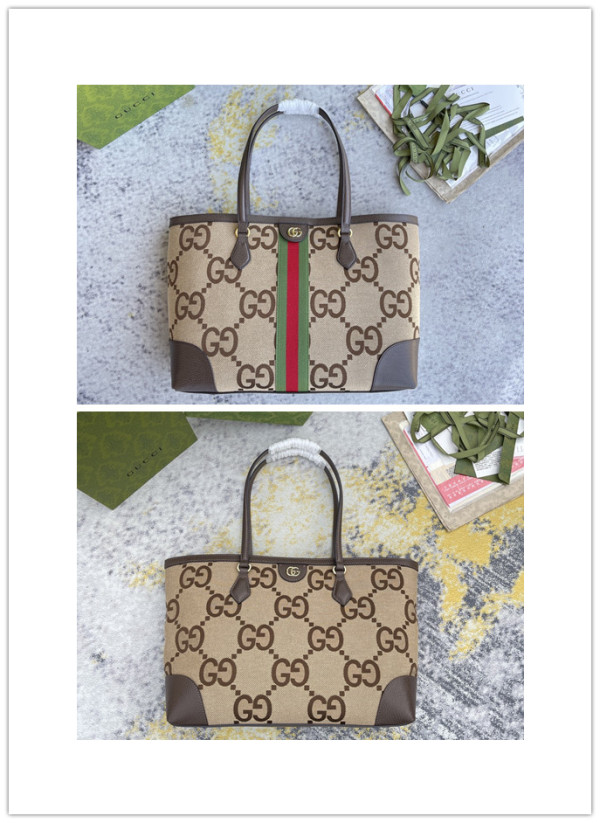 Gucci Classic Logo Striped Ribbon Tote Bag Handbag Size: 38x28x14CM