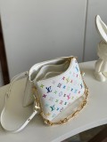Louis Vuitton Classic Logo Printed Lock Chain Handbag Crossbody Bag Size: 20x12x26CM