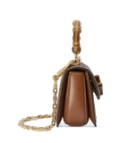 Gucci Bamboo Double G Tote Bag Chain Bag Size: 17x12.5x8CM