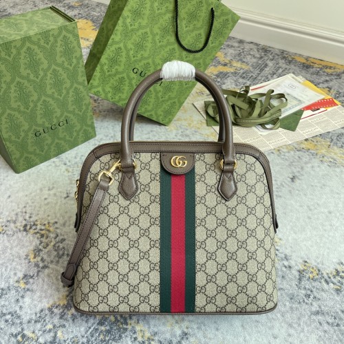 Gucci Classic Double G Striped Ribbon Shoulder Cross Bag Handbag Size: 32x26x13CM
