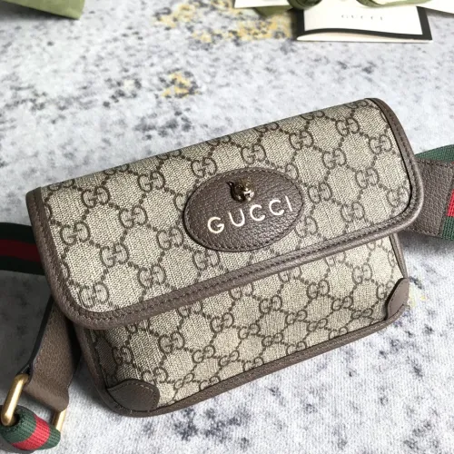 Gucci Classic Tiger Head Flower Ribbon Postman Bag Waist Bag Crossbody Bag Size: 20x13x2.5CM