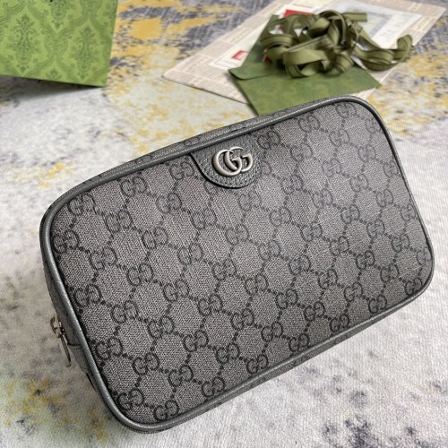 Gucci Classic Logo Makeup Bag Size: 23.5x14.5x6.5CM