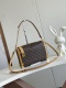 Louis Vuitton Classic Logo Lock Bag Crossbody Bag Size: 20x10x30CM