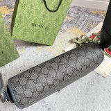 Gucci Classic Logo Flip Leather Postman Bag Single Shoulder Crossbody Bag Size: 28x22x8CM