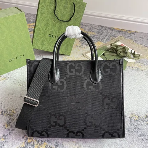Gucci Classic Logo Printed Tote Bag Diagonal Cross Tote Bag Size: 31x26.5x14CM