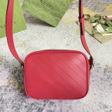 Gucci Blondie Round Double G Shoulder Diagonal Cross Handbag Size: 21x15.5x5CM