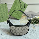 Gucci Retro Classic Logo Ribbon Underarm Bag Handbill Shoulder Bag Size: 20x15x5CM