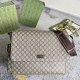 Gucci Classic Full Logo Flip Mommy Bag Single Shoulder Crossbody Bag Size: 44x28x14CM