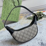 Gucci Retro Classic Logo Ribbon Underarm Bag Handbill Shoulder Bag Size: 20x15x5CM