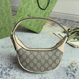 Gucci Retro Classic Logo Ribbon Underarm Bag Handbill Shoulder Bag Size: 20x15x5CM