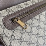 Gucci Classic Logo Flip Leather Postman Bag Single Shoulder Crossbody Bag Size: 28x22x8CM