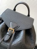 Louis Vuitton Classic Logo Embossed Drawstring Backpack Shoulder Bag Size: 27.5x33x14CM