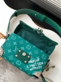 Louis Vuitton Fashion Soul Trunk Claw Print Handbag Single Shoulder Crossbody Bag Size: 19x15x7CM