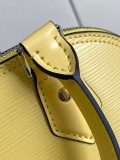 Louis Vuitton Fashion Alma BB Ripple Leather Shell Bag Handbag Crossbody Bag Size: 23.5x17.5x11.5CM