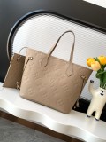 Louis Vuitton Classic Logo Embossed Tote Bag Shopping Bag Size: 32x29x17CM